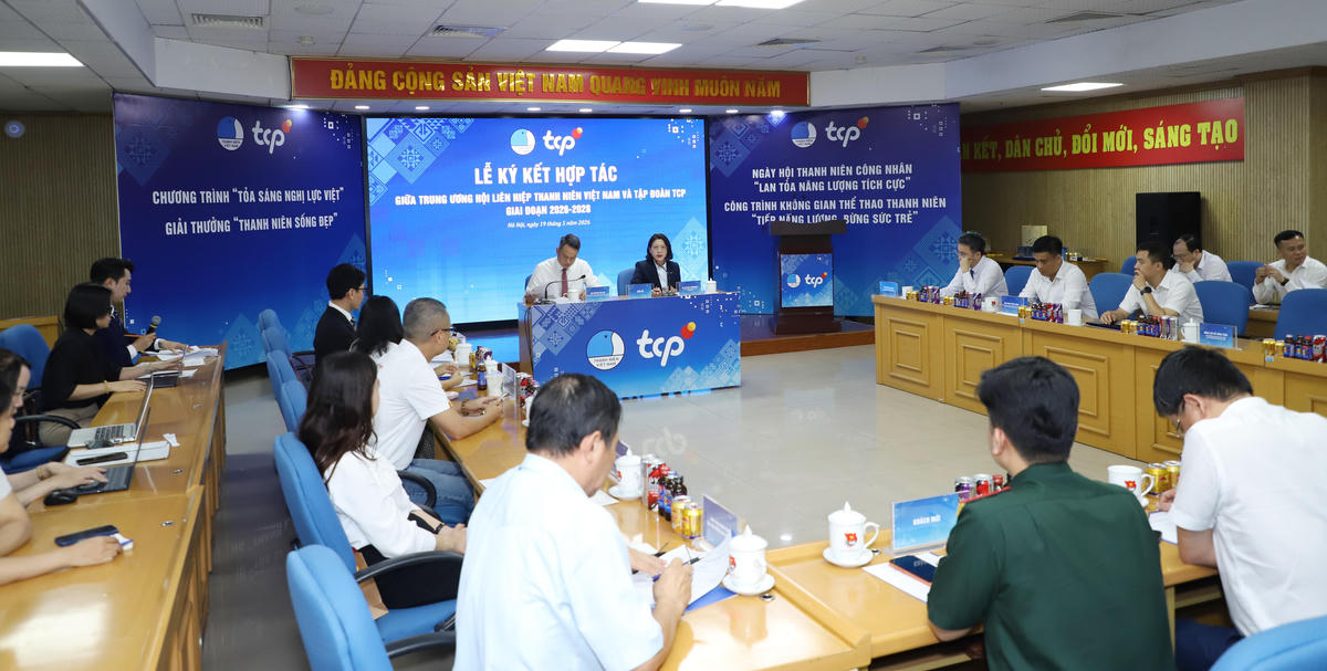 Quang cảnh lễ ký kết hợp tác. Ảnh: Bảo Lâm