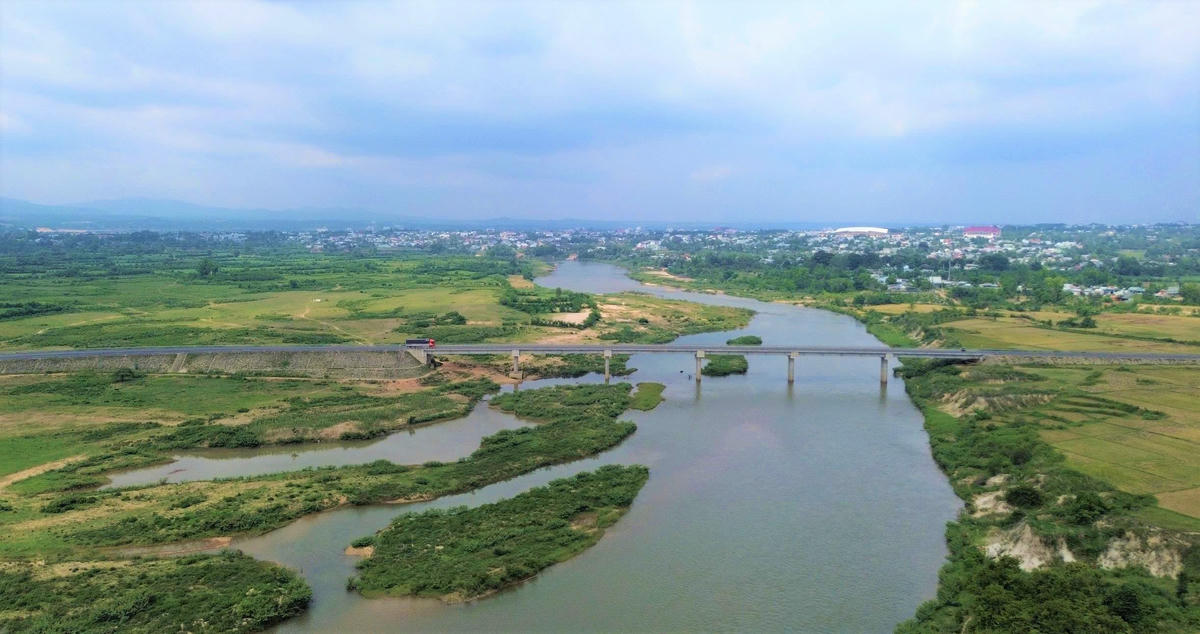 Một góc&nbsp;sông Đăk Bla nơi xảy ra các vụ đuối nước thương tâm. Ảnh: CD.