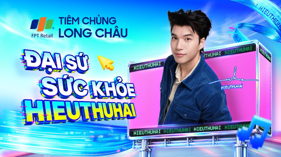 HIEUTHUHAI là cái tên được Long Châu “chọn mặt gửi vàng” cho vị trí Đại sứ sức khỏe 2026. Ảnh: LC.