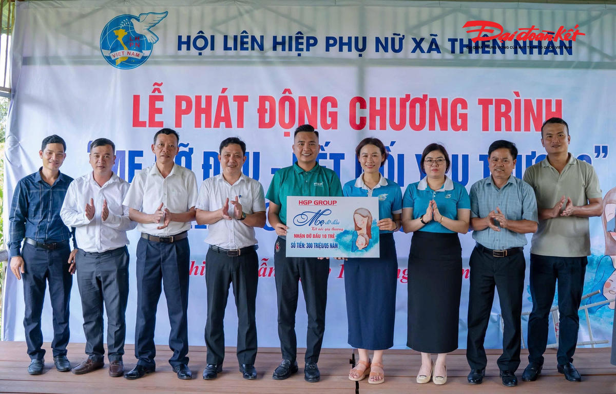 Tri thức và yêu thương hội tụ nơi miền quê hiếu học Thiên Nhẫn