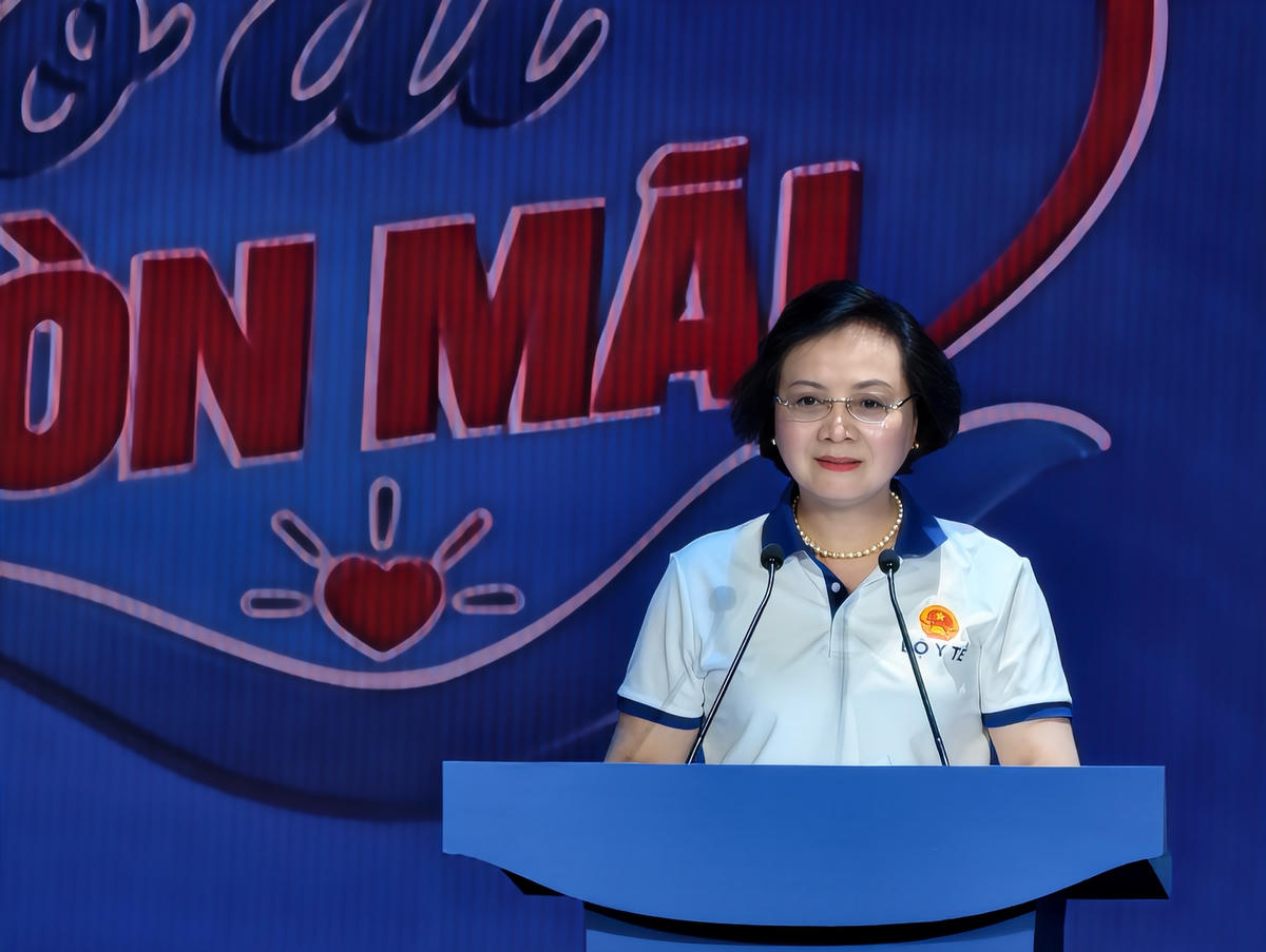 Phó Thủ tướng Chính phủ Phạm Thị Thanh Trà phát biểu tại chương trình. Ảnh: BYT