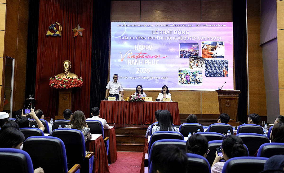 Phát động Giải thưởng Việt Nam hạnh phúc - Happy Vietnam 2026. Ảnh: T. Thủy.