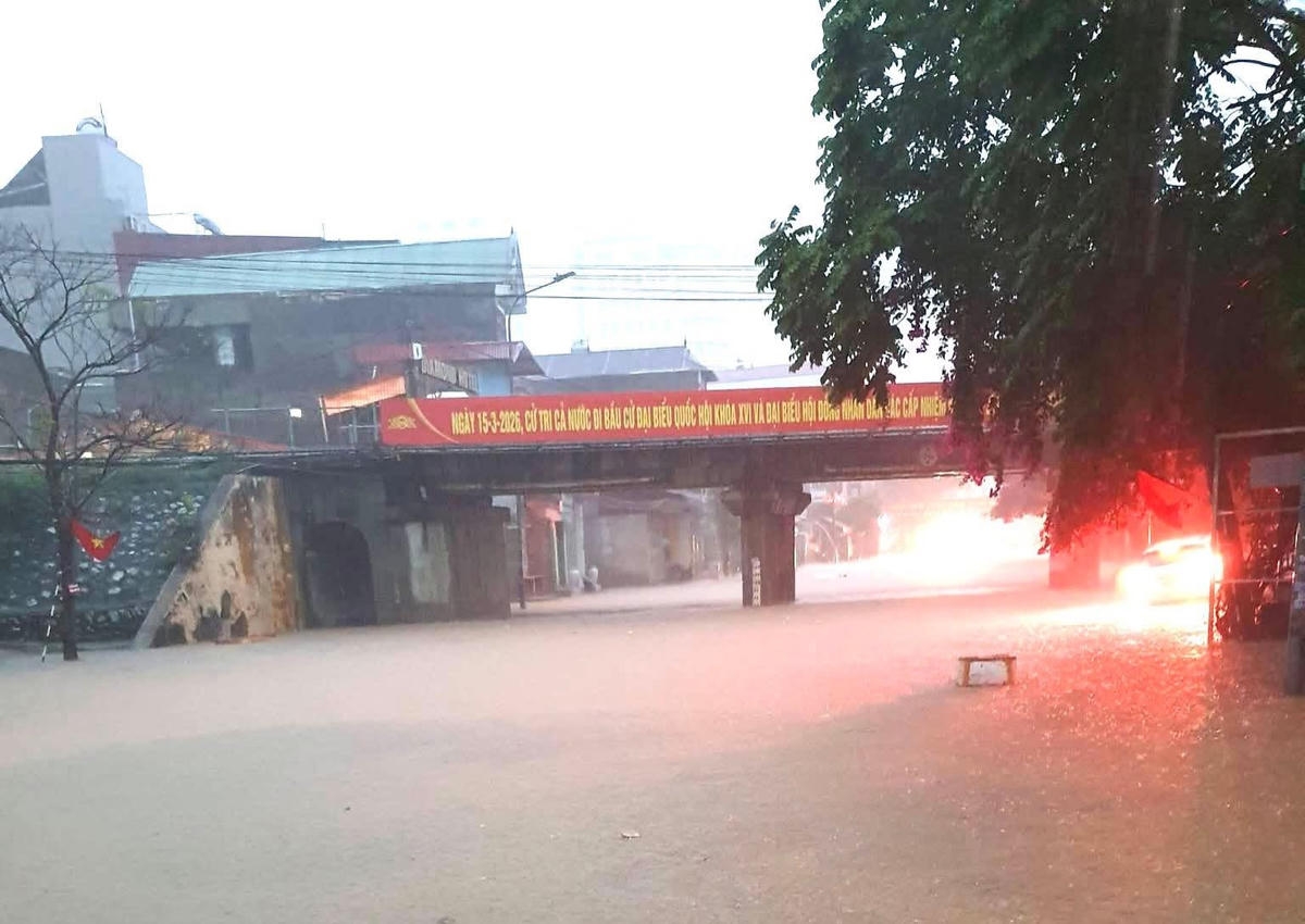 Mưa lớn dễ gây ngập úng cục bộ trên địa bàn tỉnh Lạng Sơn (ảnh: Tư liệu)