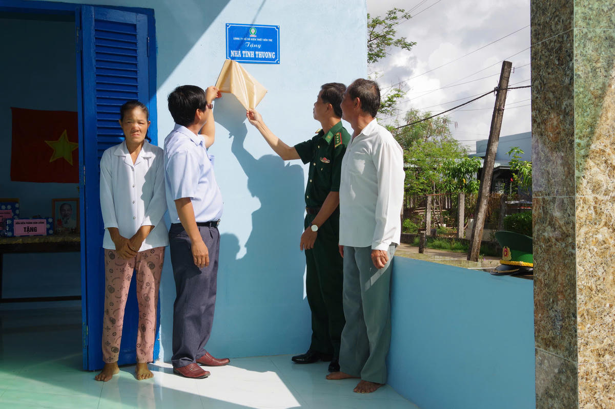 Mái ấm mới nơi đầu sóng cho hộ nghèo ở biên giới biển Vĩnh Long