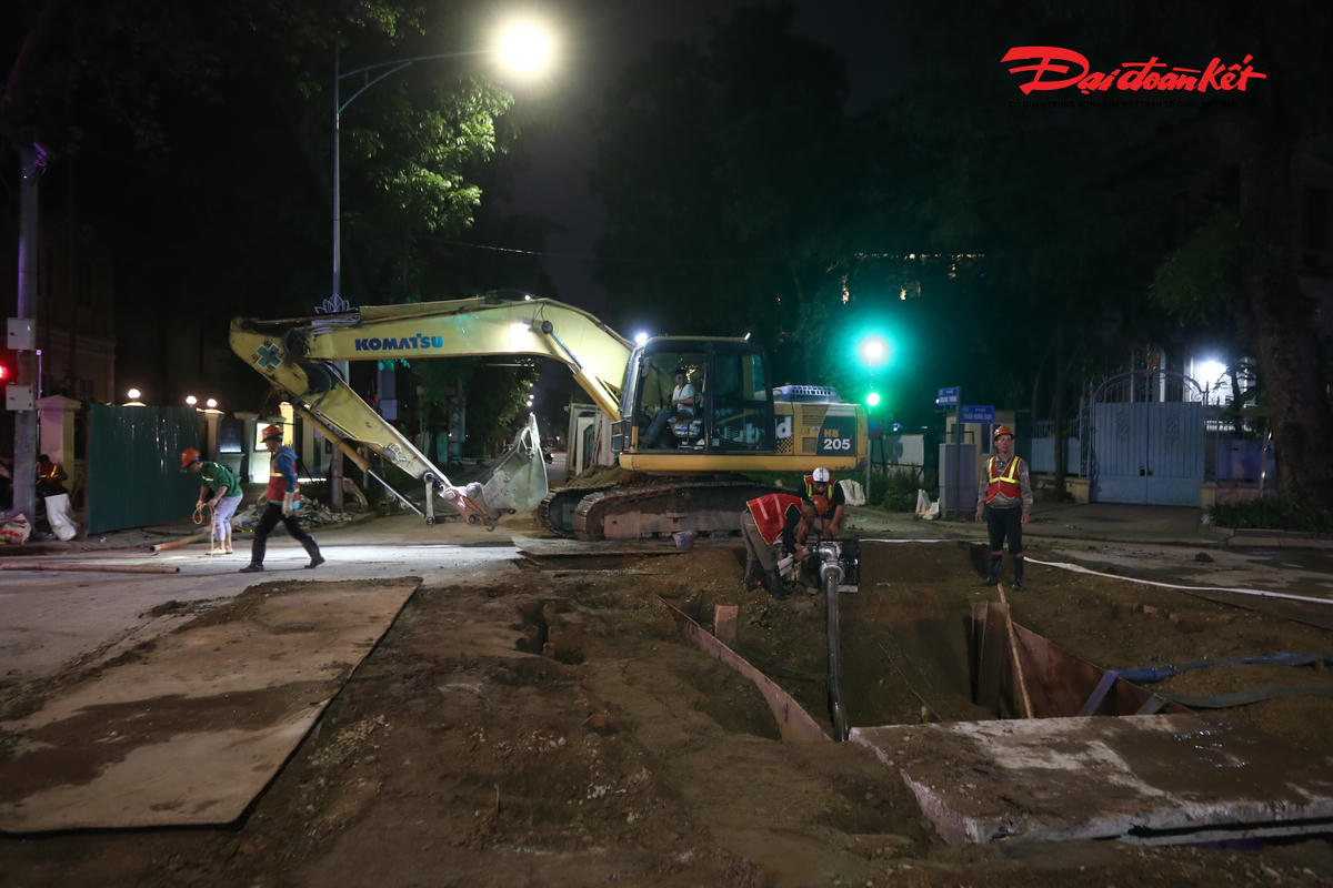 Loạt dự án chống ngập ở nội đô Hà Nội gấp rút về đích trước mùa mưa