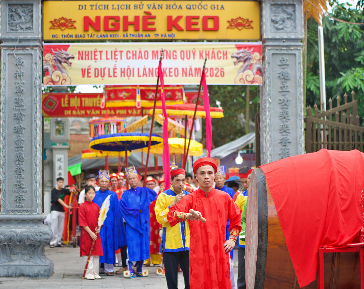 Lễ hội làng Keo xã Thuận An (Hà Nội) năm nay, diễn ra từ ngày 22 – 24/5 (6 - 8/4 Âm lịch).