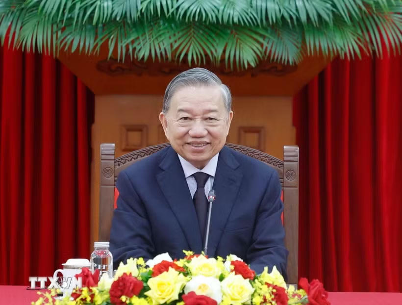 Tổng Bí thư, Chủ tịch nước Tô Lâm và Phu nhân cùng đoàn đại biểu cấp cao Việt Nam sẽ thăm chính thức Thái Lan từ ngày 27-29/5/2026. (Ảnh: Thống Nhất/TTXVN).