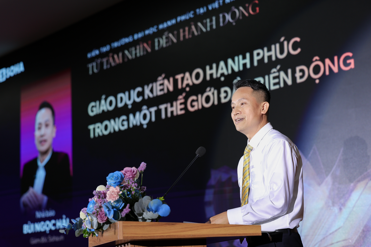 ông Bùi Ngọc Hải – Giám đốc Soha.vn, Trưởng Ban tổ chức phát biểu tại hội thảo.