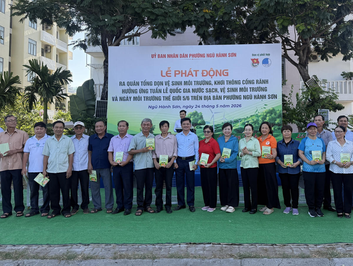 Đà Nẵng: Hưởng ứng Tuần lễ quốc gia nước sạch và vệ sinh môi trường 2026