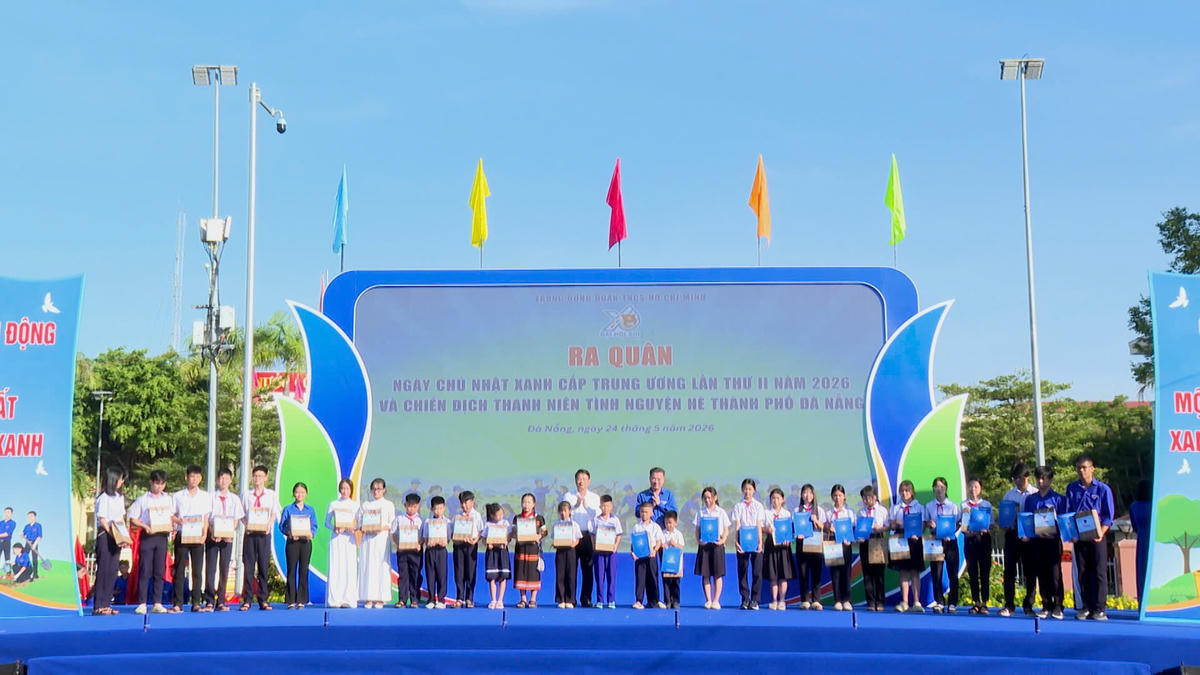 Đà Nẵng: Ra quân Ngày Chủ nhật xanh và Chiến dịch Thanh niên tình nguyện Hè