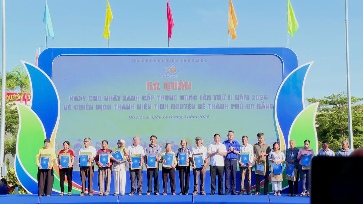 Đà Nẵng: Ra quân Ngày Chủ nhật xanh và Chiến dịch Thanh niên tình nguyện Hè