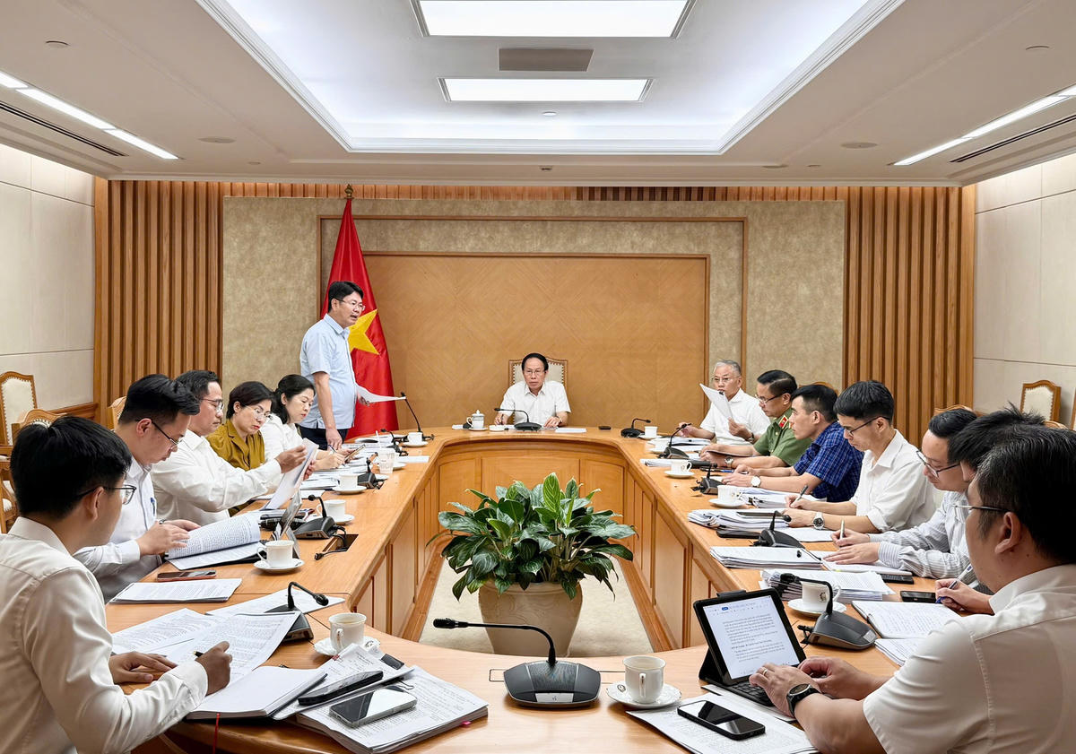 Quang cảnh cuộc họp - Ảnh: Thu Sa