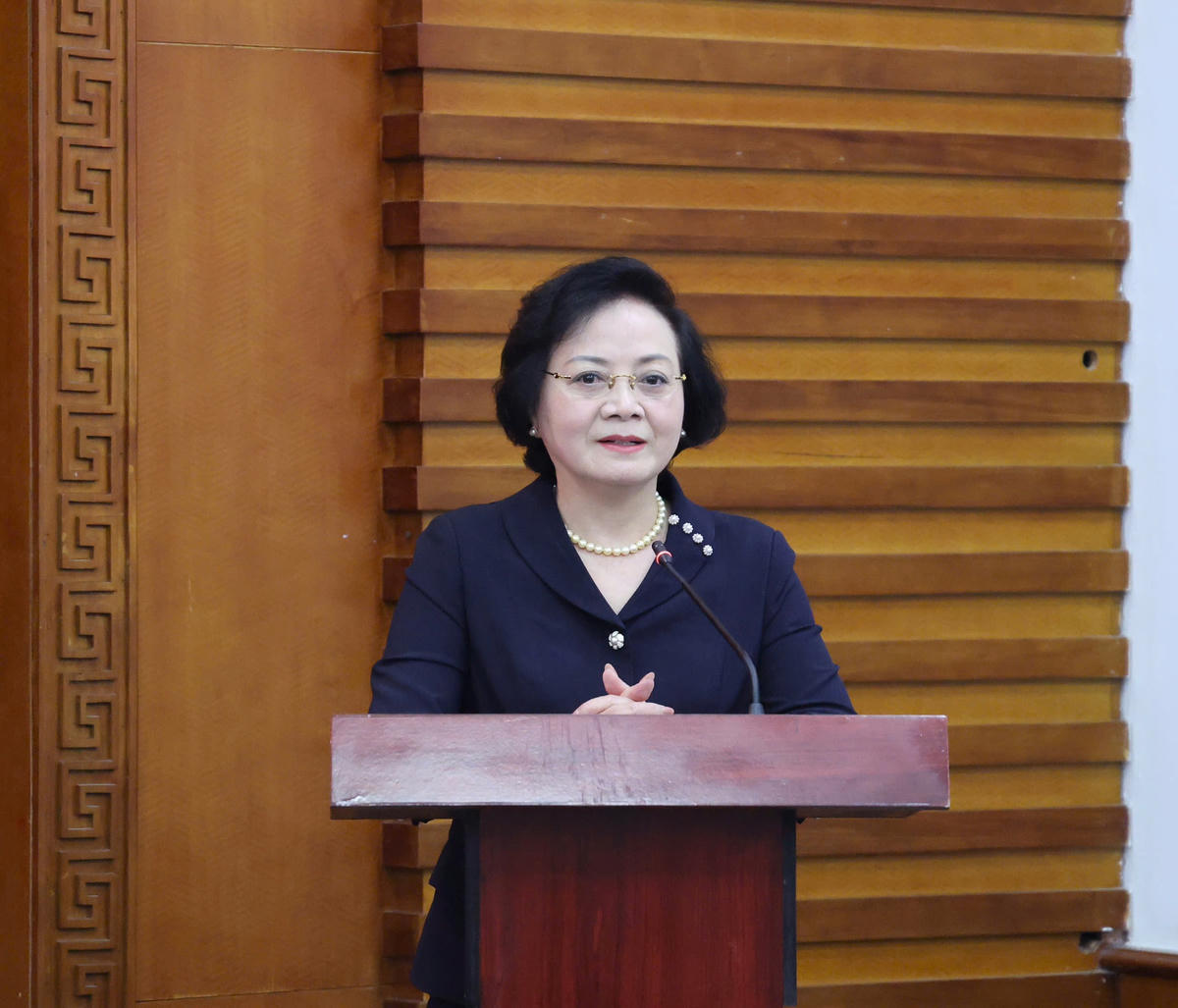Phó Thủ tướng Phạm Thị Thanh Trà phát biểu - Ảnh: Thu Giang
