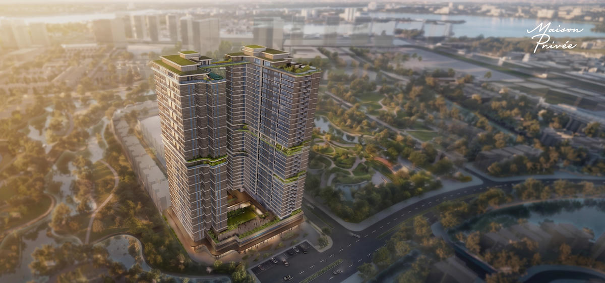 Phối cảnh Maison Privée, dự án nhà ở hạng sang mới nhất của CapitaLand Development tại khu đô thị Ciputra.