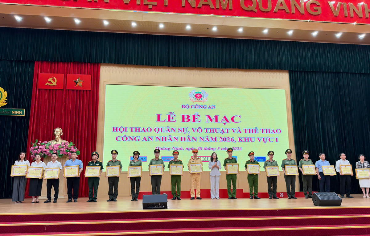 Công an Hà Nội đạt giải nhất Hội thao CAND năm 2026 - Khu vực I
