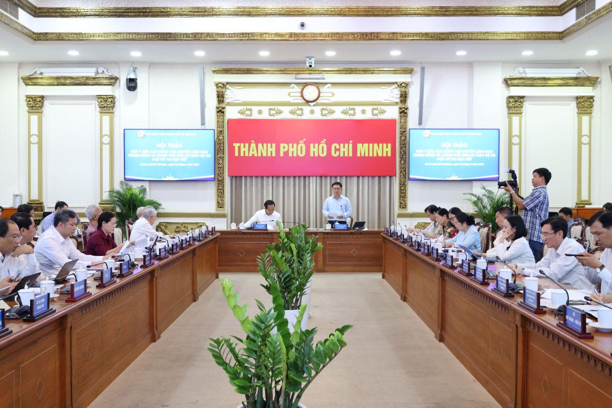 Toàn cảnh hội thảo. Ảnh: H.T