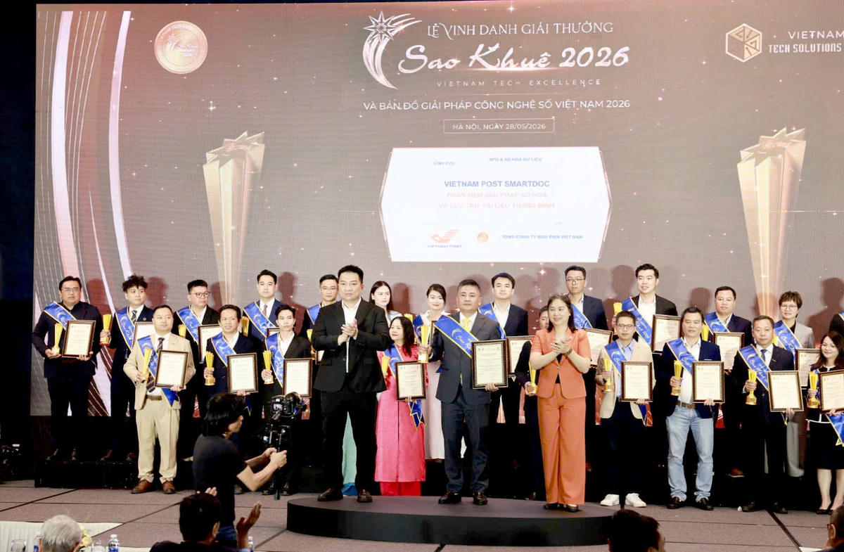 123 nền tảng, dịch vụ và giải pháp số xuất sắc được trao Giải thưởng Sao Khuê 2026.