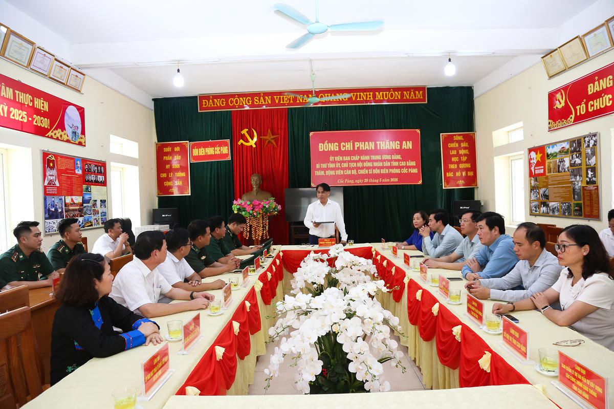 Bí thư Tỉnh ủy Cao Bằng thăm, động viên cán bộ, nhân dân 5 xã vùng cao, biên giới