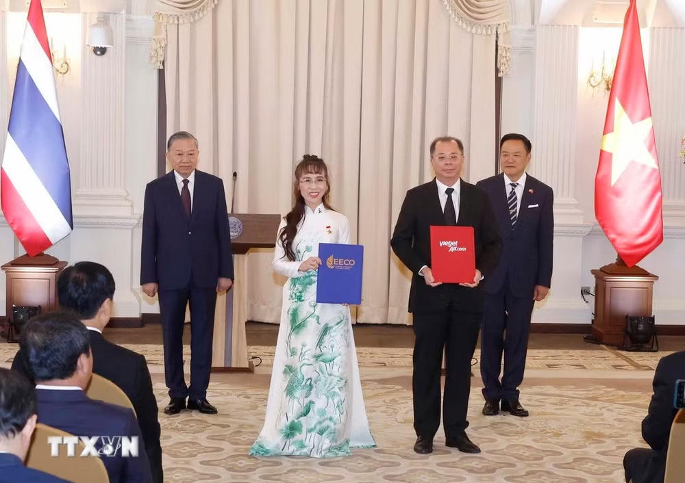 Tổng Bí thư, Chủ tịch nước Tô Lâm và Thủ tướng Thái Lan chứng kiến lễ trao văn kiện hợp tác và công bố Logo kỷ niệm 50 năm thiết lập quan hệ ngoại giao Việt Nam – Thái Lan- Ảnh 3.
