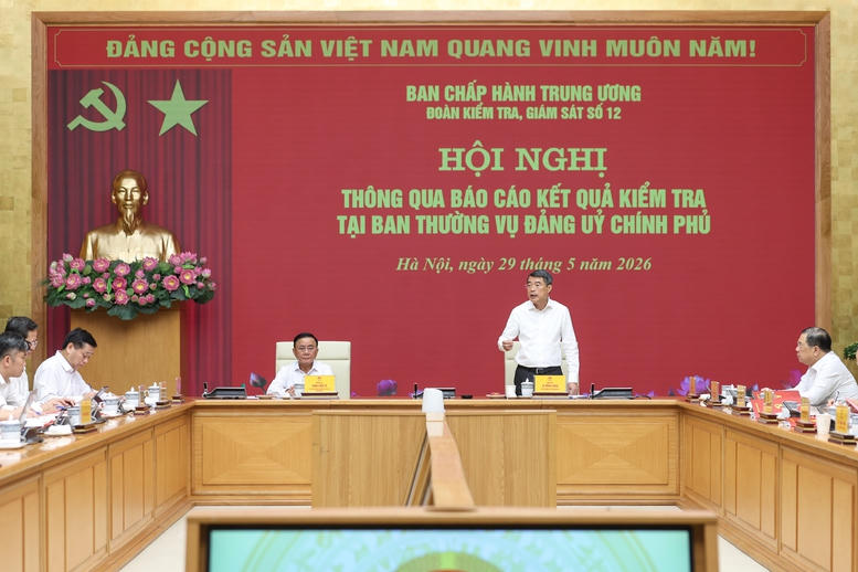 Đoàn kiểm tra của Bộ Chính trị: Đảng ủy Chính phủ hoàn thành khối lượng công việc lớn, có những đột phá- Ảnh 4.