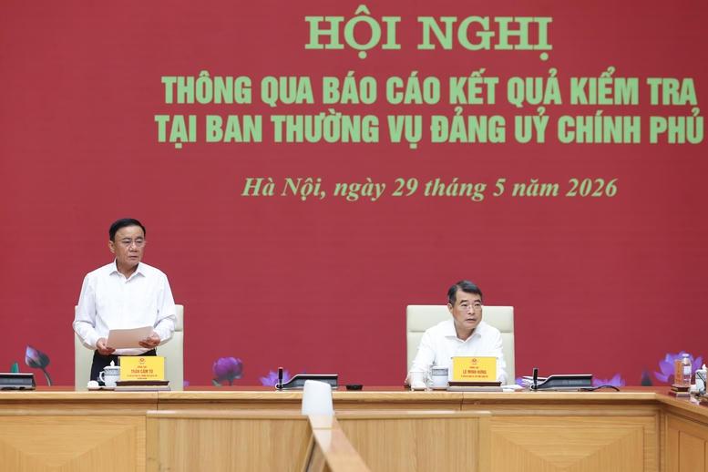 Đoàn kiểm tra của Bộ Chính trị: Đảng ủy Chính phủ hoàn thành khối lượng công việc lớn, có những đột phá- Ảnh 2.
