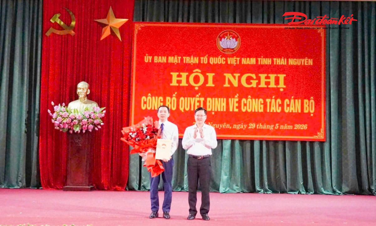 Ông Phạm Trung Dũng nhận nhiệm vụ Chánh Văn phòng Ủy ban MTTQ Việt Nam tỉnh Thái Nguyên.