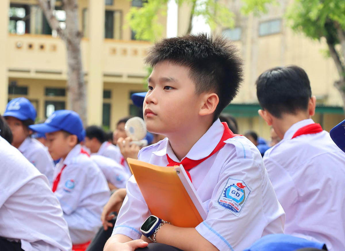 Việc khảo sát chỉ áp dụng đối với nhóm học sinh ngoài địa bàn đăng ký vượt chỉ tiêu. Ảnh: NL