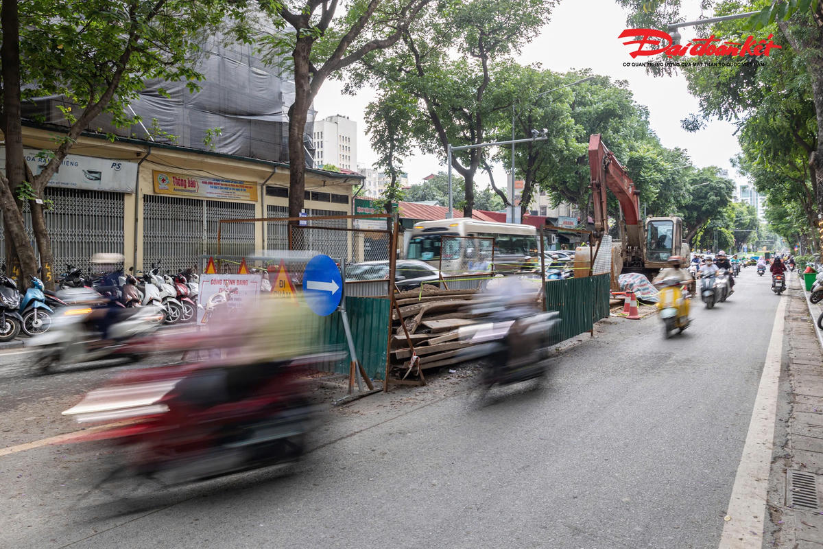 Do ảnh hưởng của thời tiết và nhiều sự kiện quan trọng trên địa bàn, chủ đầu tư đề xuất gia hạn thời gian thi công dự án chống úng ngập nội đô đến giữa tháng 6/2026.