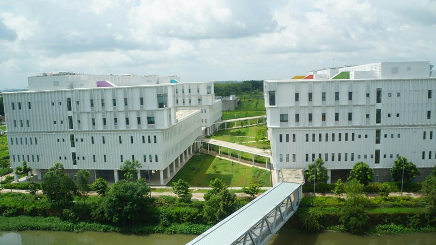 Khuôn viên Trường Đại học Việt Đức. Ảnh: VPG