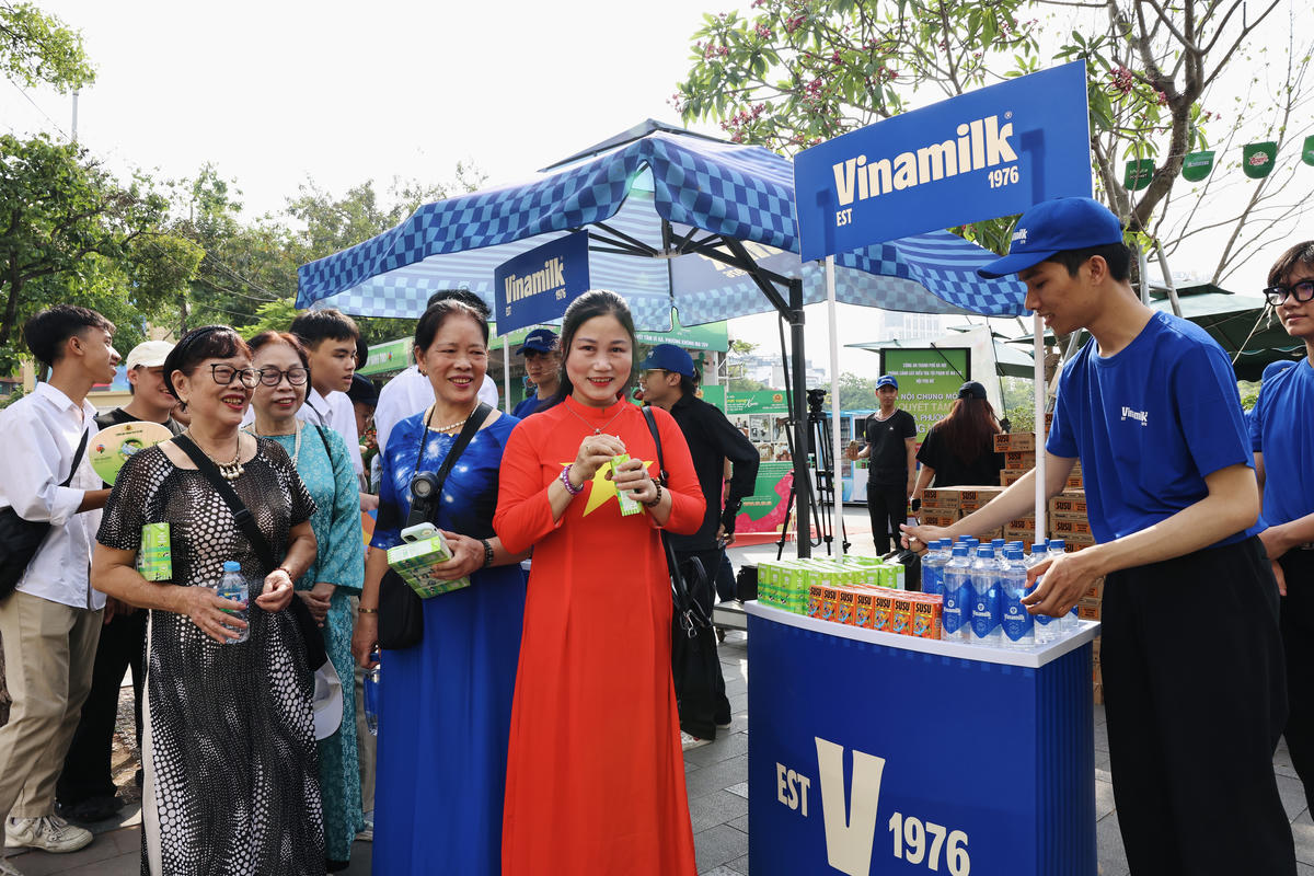 Các điểm phục vụ của thương hiệu sữa quốc dân được đông đảo người dân ghé thăm và thưởng thức. Ảnh: Vi Nam