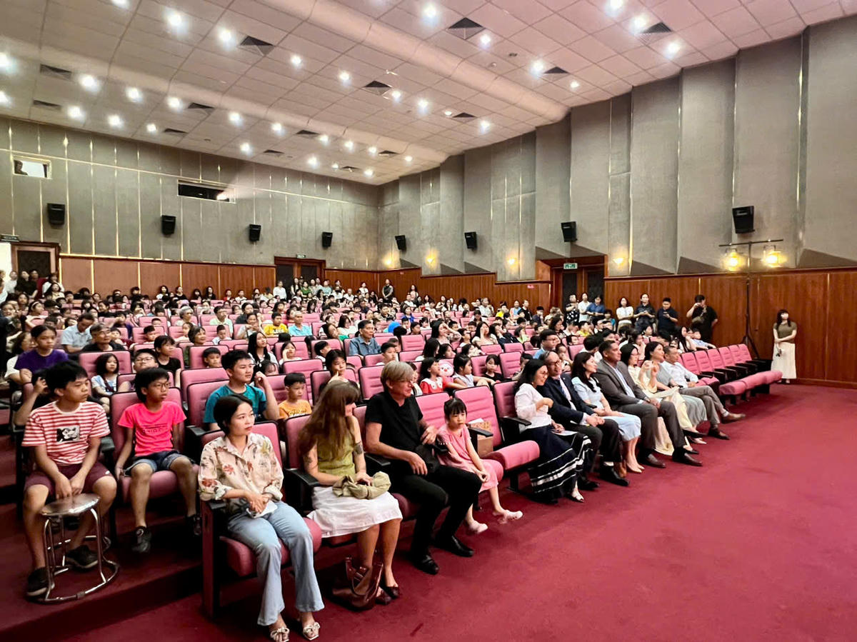 Tuần lễ Phim Thiếu nhi Việt Nam – Thụy Điển thu hút đông đảo các em thiếu nhi. Ảnh: BTC.