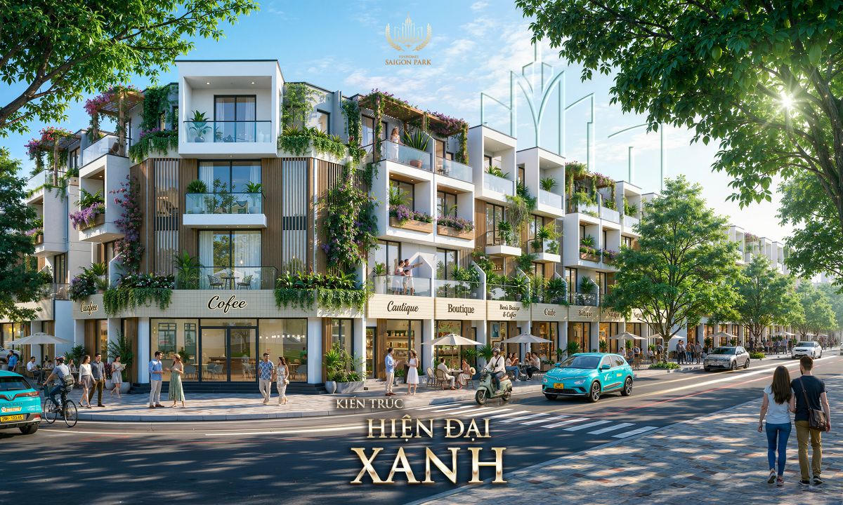 Nhà phố liền thổ tại Vinhomes Sài Gòn Park phù hợp với nhu cầu của nhiều gia đình trẻ