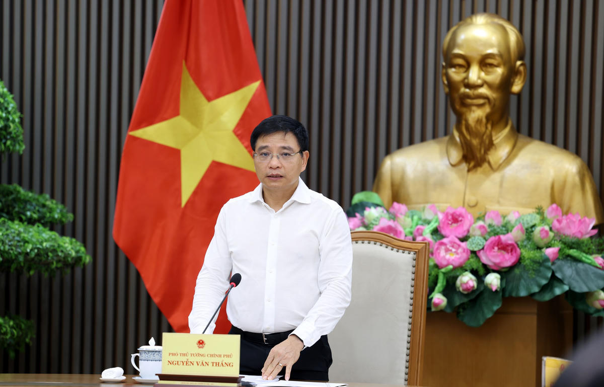 Phó Thủ tướng Nguyễn Văn Thắng phát biểu kết luận - Ảnh: Đức Tuân