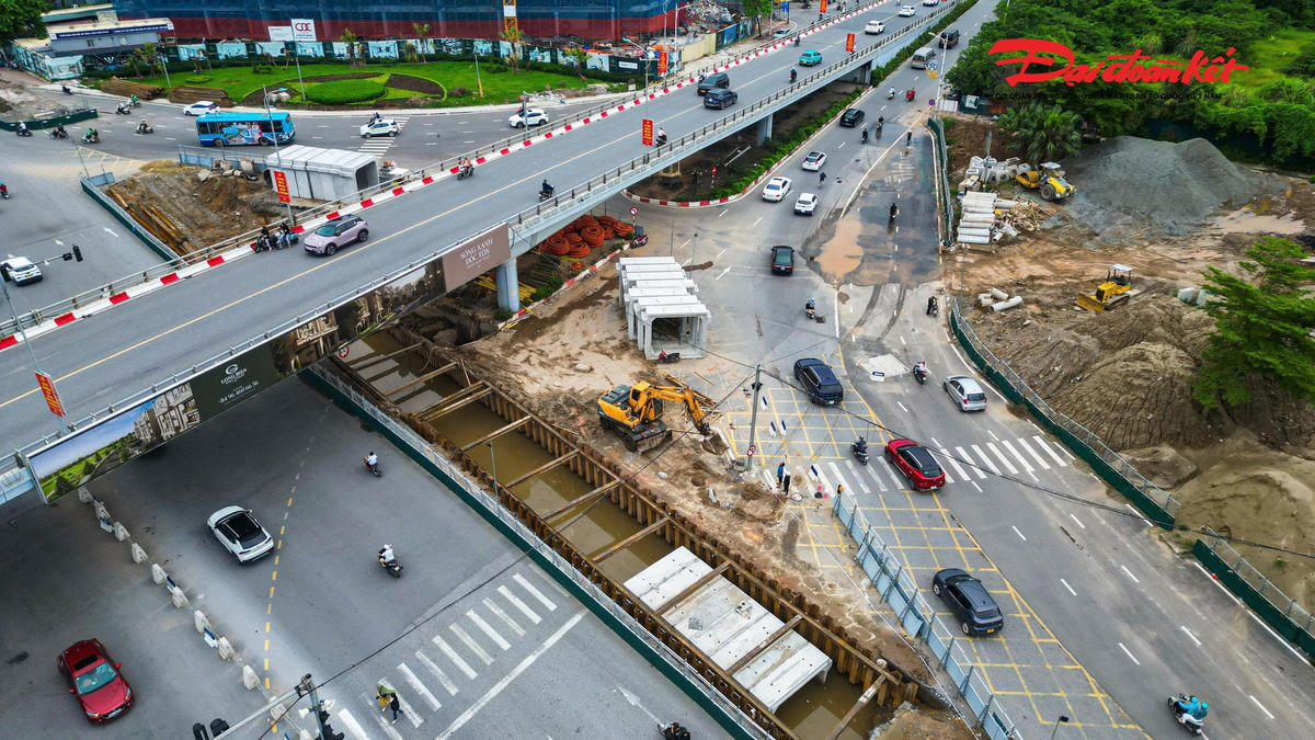 Sau 8 tháng thi công, hầm chui 750 tỷ đồng tại cửa ngõ phía Đông Hà Nội thi công thế nào?