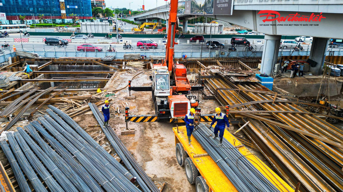 Sau 8 tháng thi công, hầm chui 750 tỷ đồng tại cửa ngõ phía Đông Hà Nội thi công thế nào?