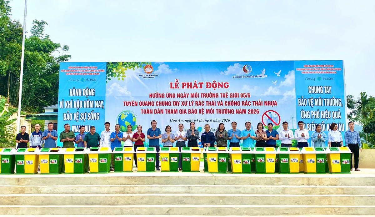 Quang cảnh Lễ phát động. Ảnh: MTTQ.