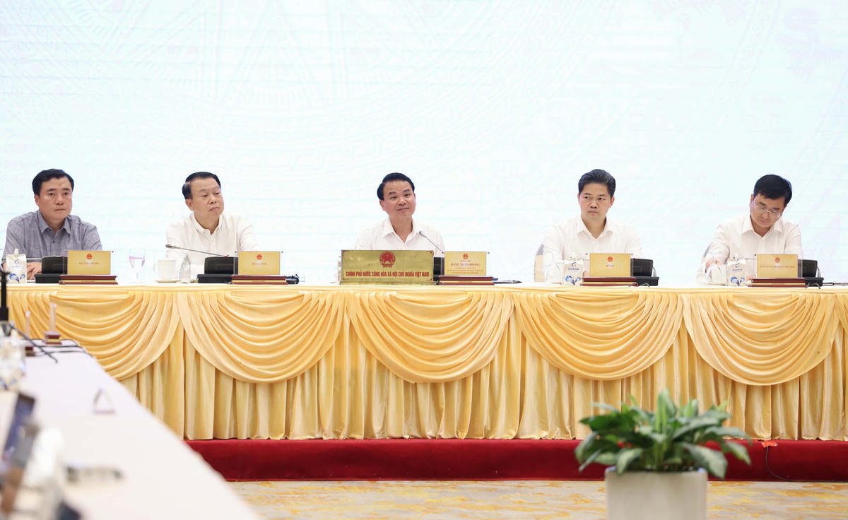 Quang cảnh họp báo Chính phủ thường kỳ tháng 5.	Ảnh: Như Ý