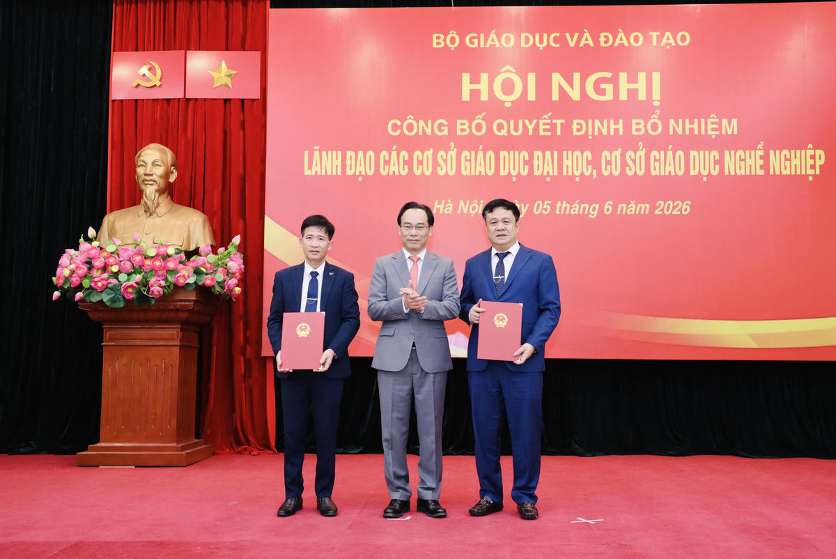 Bộ GDĐT kiện toàn lãnh đạo hơn 50 trường đại học, cao đẳng trực thuộc