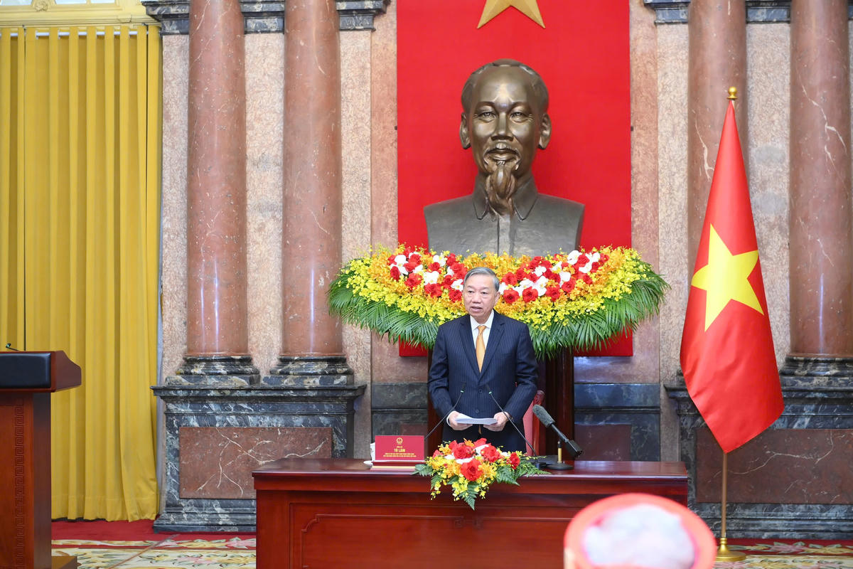 Tổng Bí thư, Chủ tịch nước Tô Lâm phát biểu. Ảnh: Đăng Khoa