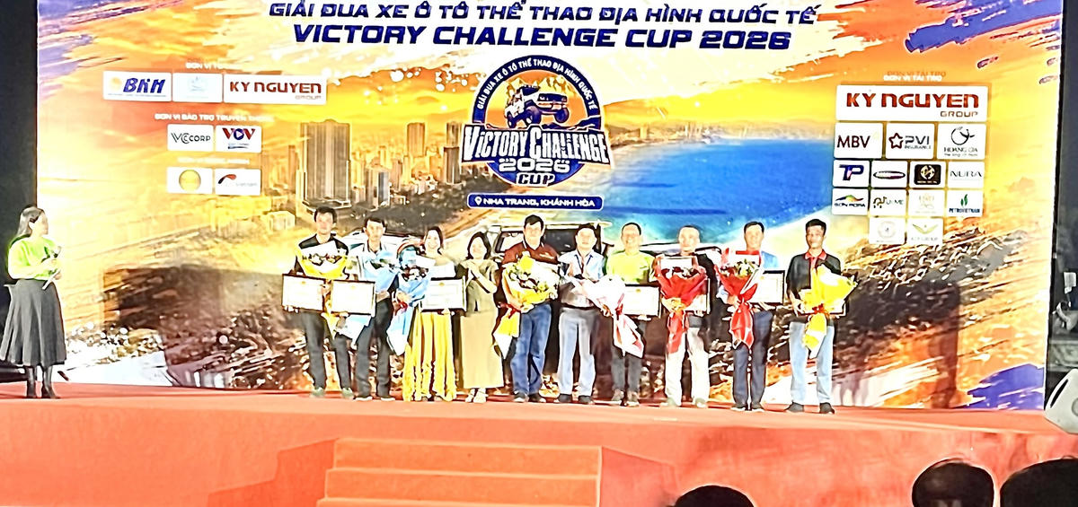Lễ khai mạc Giải đua xe ô tô thể thao địa hình quốc tế năm 2026 tại Khánh Hòa.