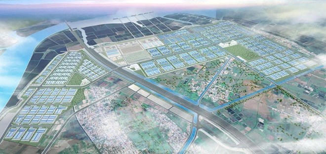 Phối cảnh dự án KCN Tiên Lãng 1. Ảnh: TP Hải Phòng.