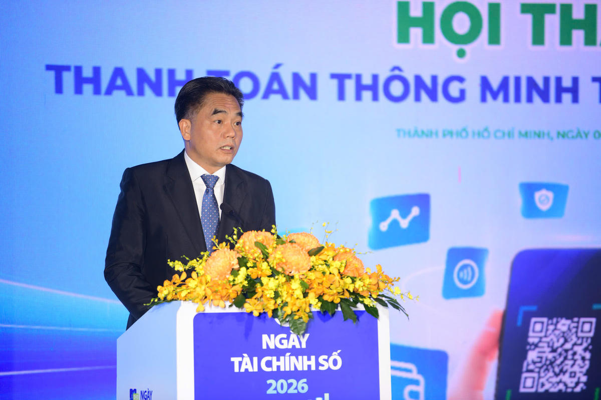 Ông Nguyễn Lộc Hà - Phó Chủ tịch Thường trực UBND TPHCM cho rằng, thanh toán thông minh tạo động lực quan trong cho tăng trưởng kinh tế. Ảnh: Q.Đ
