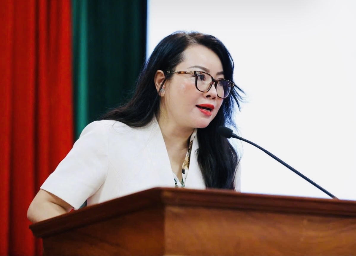 Bà Trần Thị Minh Hà - Chủ tịch Câu lạc bộ Doanh nông Việt Nam. Ảnh: Thanh Thủy