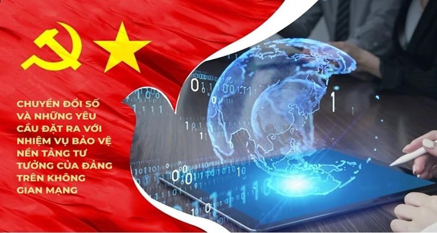Pano tuyên truyền về chuyển đổi số ở TP Đà Nẵng. Ảnh: Nguyễn Công Thành