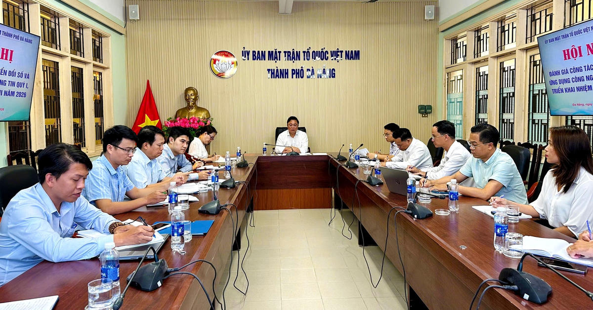 Mặt trận TP Đà Nẵng tổ chức hội nghị đánh giá công tác chuyển đổi số. Ảnh: Tấn Thành. Ảnh: Nguyễn Công Thành