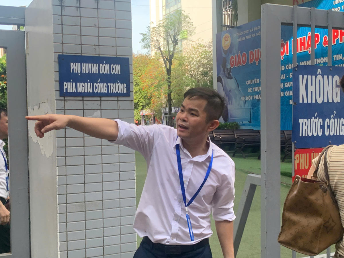 Hơn 1.000 thí sinh dự thi vào lớp 6 Trường THCS Lê Lợi