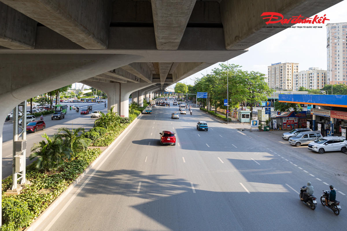 Phát hiện một số gối cầu xô lệch trên tuyến Vành đai 3 trên cao