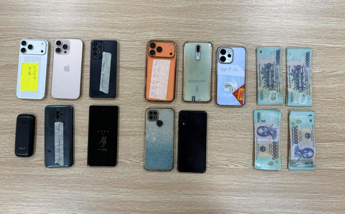 Tang vật của vụ án. Ảnh: CA Đà Nẵng.