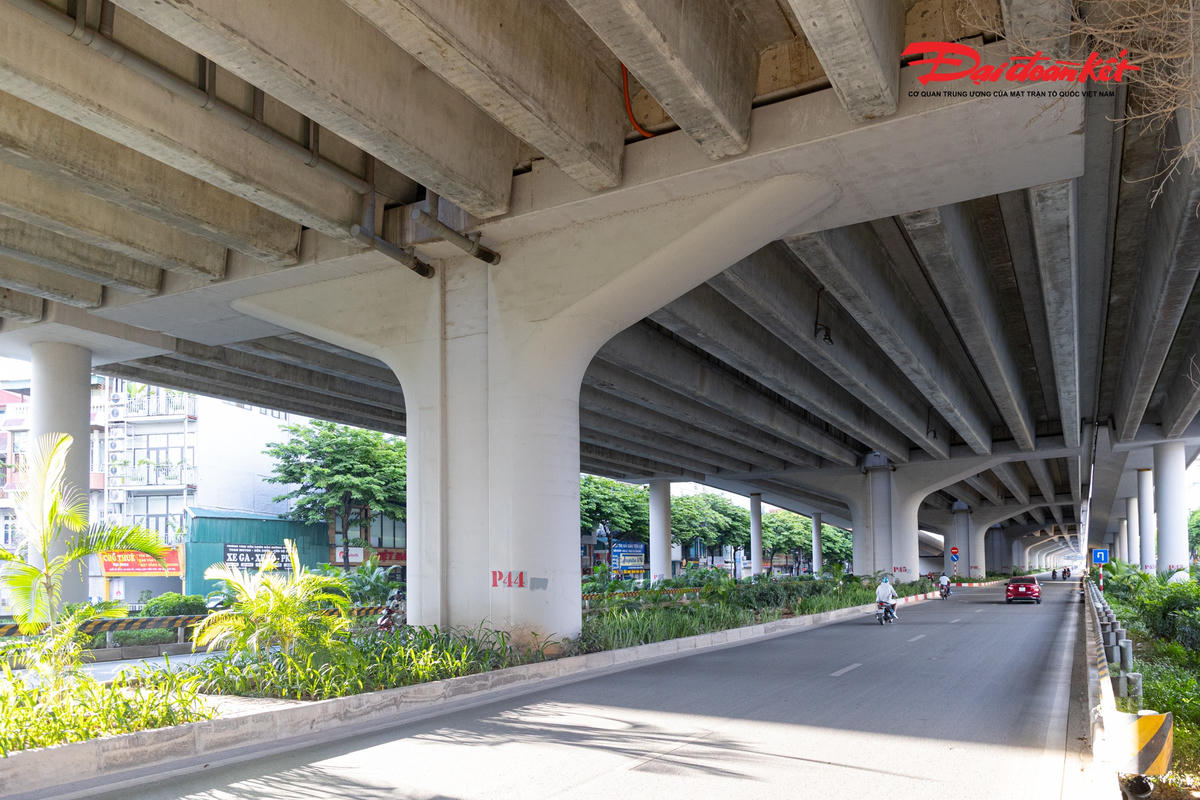Phát hiện một số gối cầu xô lệch trên tuyến Vành đai 3 trên cao
