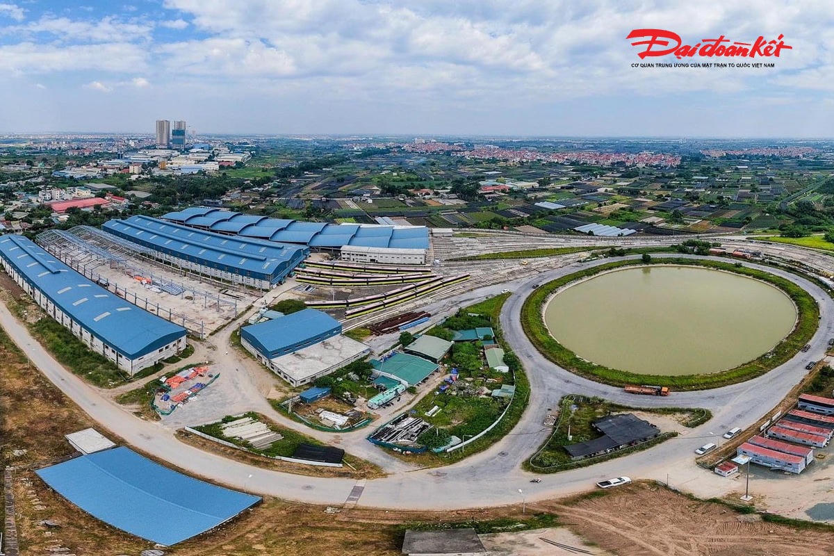 Depot tuyến đường sắt Nhổn - Ga Hà Nội.